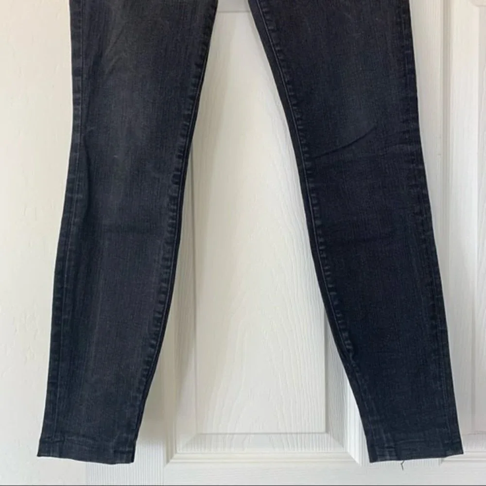 J Brand Vanity Faded Black Skinny Jeans Altered Inseam Size 26